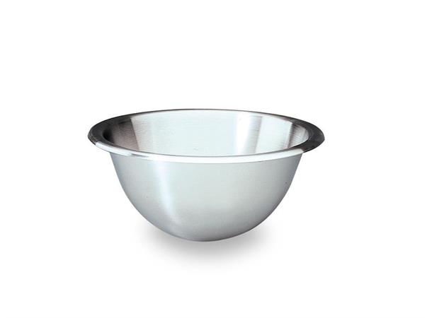 Kjøkkenbolle m/rund bunn Ø:200mm Rustfri 18/10  Volum 2 liter